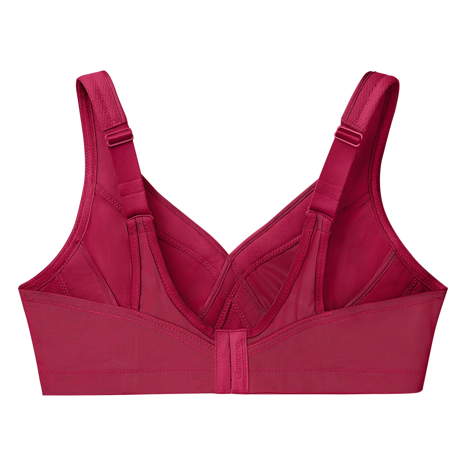 Nahtloser MagicLift-Sport-BH - Rubinrot