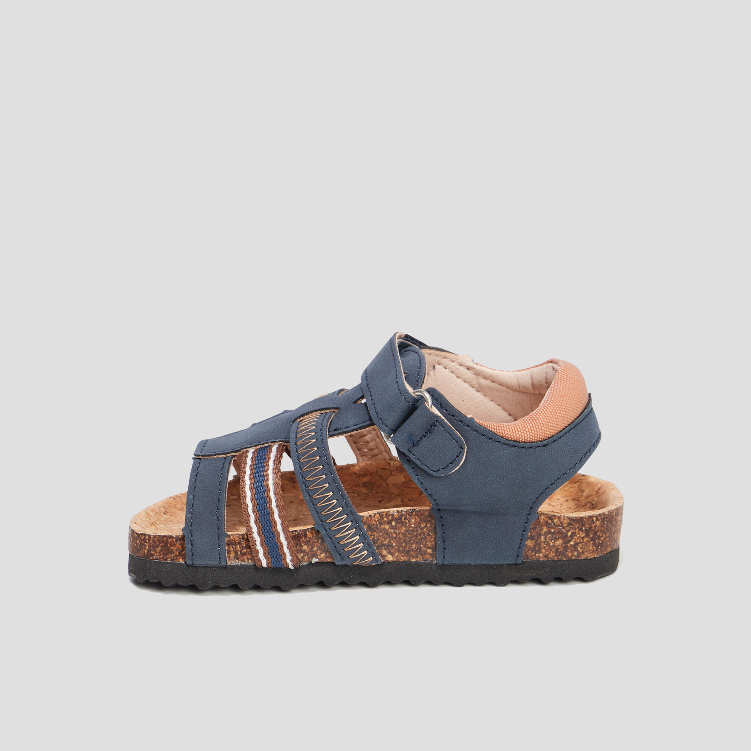 Sandales à scratchs Creeks Prago bleu marine garçon | La Halle