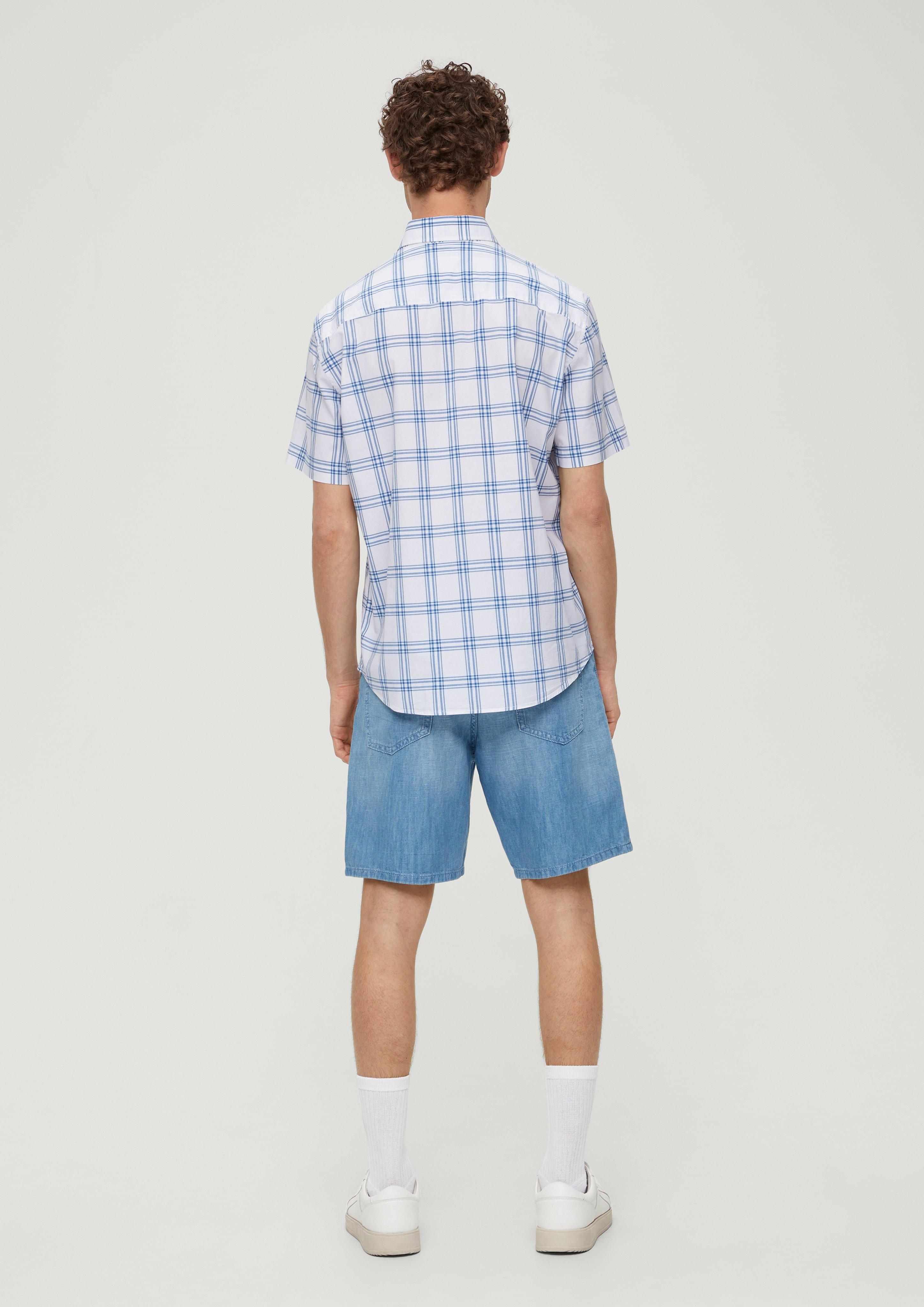 Regular: Kariertes Hemd aus Baumwollstretch  2130999-54N1