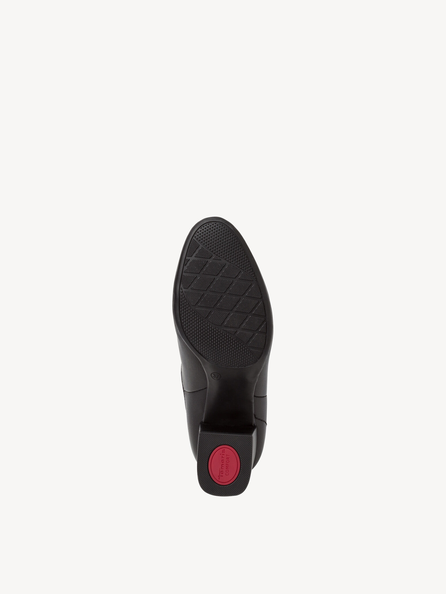 Bottine en cuir - noir