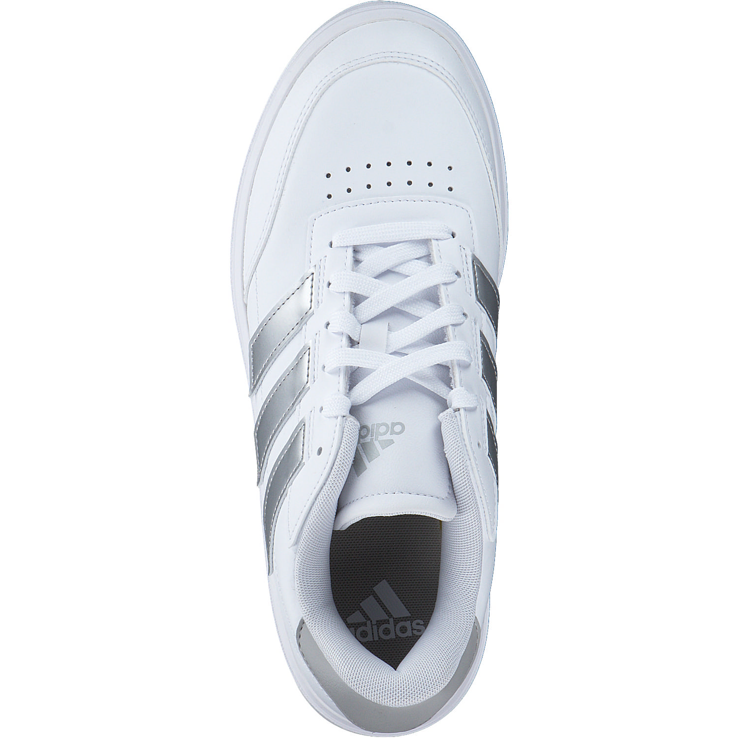Adidas Courtblock W, Schnürschuhe, Damen, Weiß