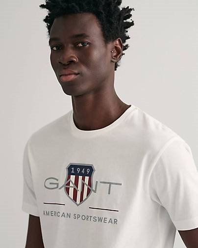 GANT Herren T-Shirt ARCHIVE SHIELD