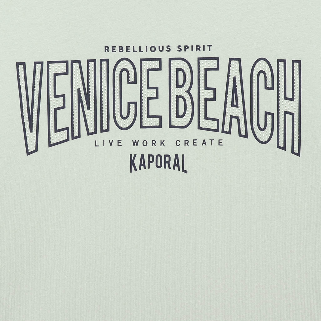 OPALE  T-shirt vert Garçon 100% coton bio