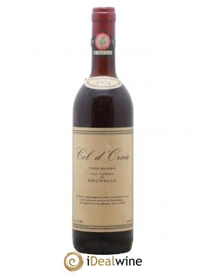 Brunello di Montalcino DOCG Riserva Tenuta Col d'Orcia  1974 - Lot de 1 Bouteille