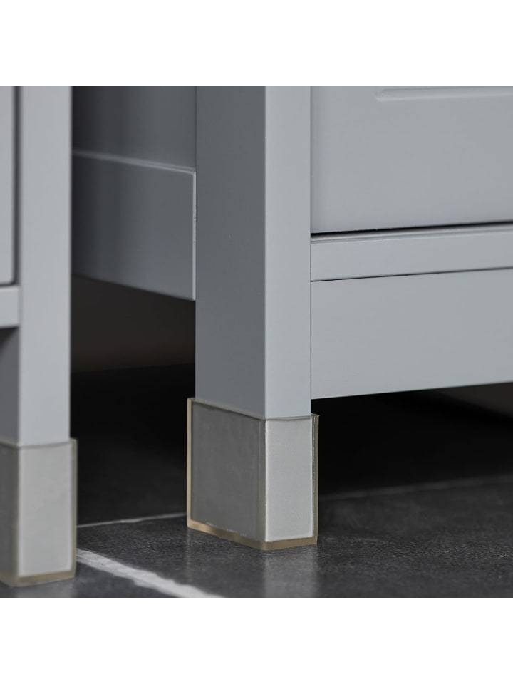 SoBuy Waschbeckenunterschrank in Dunkelgrau - (B)60 x (H)60 x (T)30cm günstig kaufen onesize
