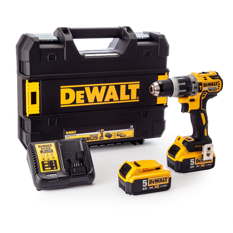 DeWalt DCD796P2-QW Accuklopboormachine 18 V 5.0 AH Li-ion