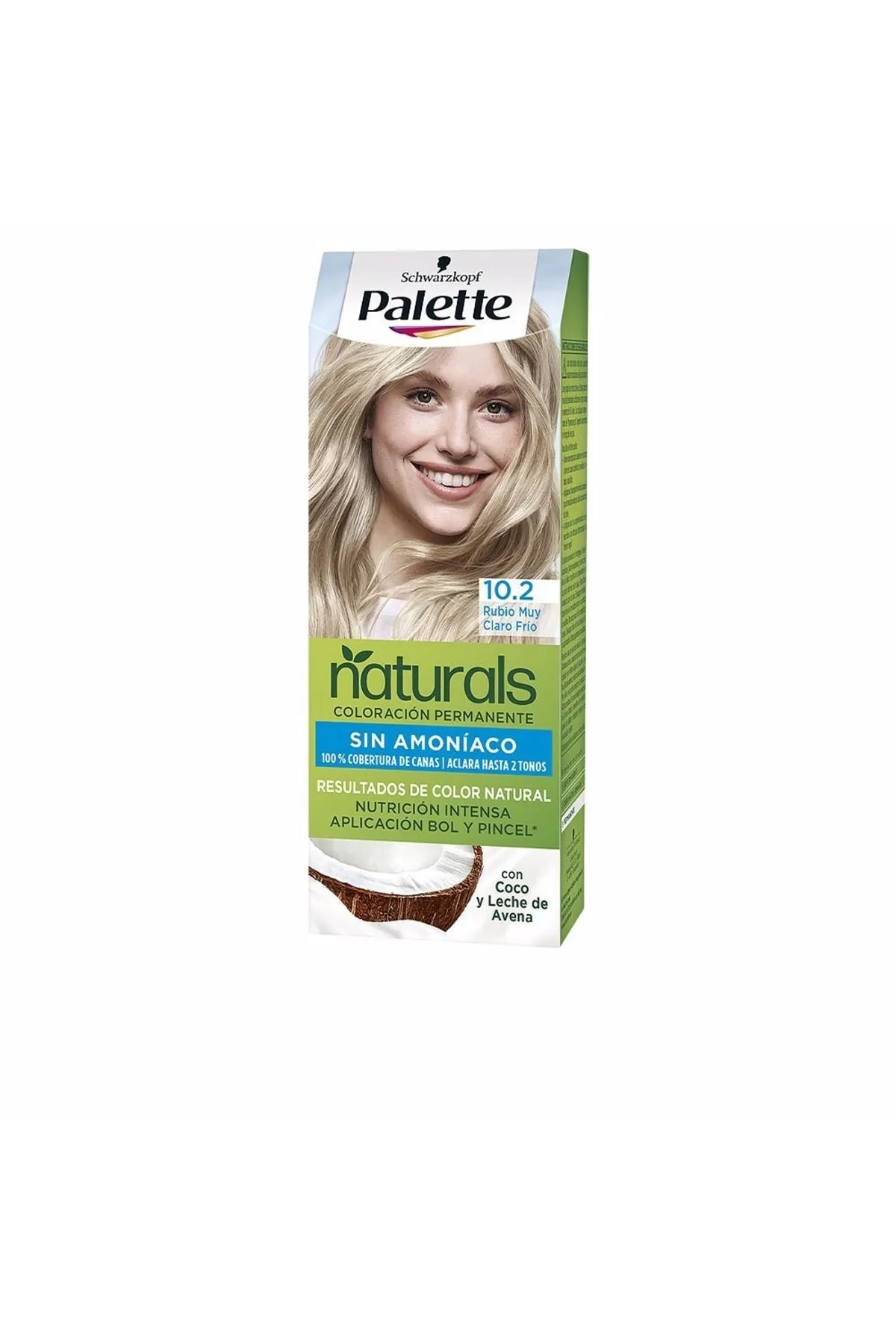 Palette  Natural Tinte #10.2-rubio Muy Claro Frío Palette