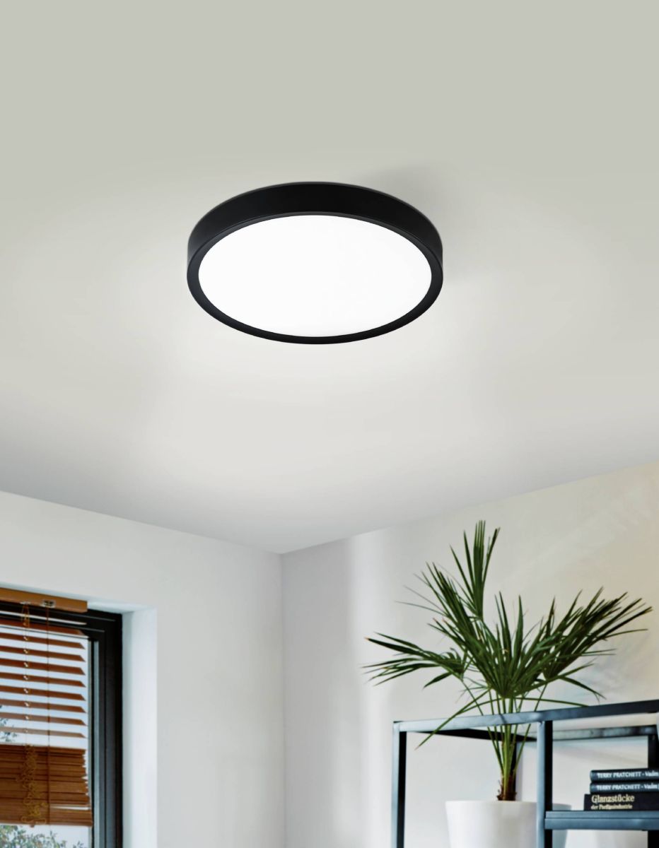 EGLO LED Deckenleuchte Giglio Schwarz