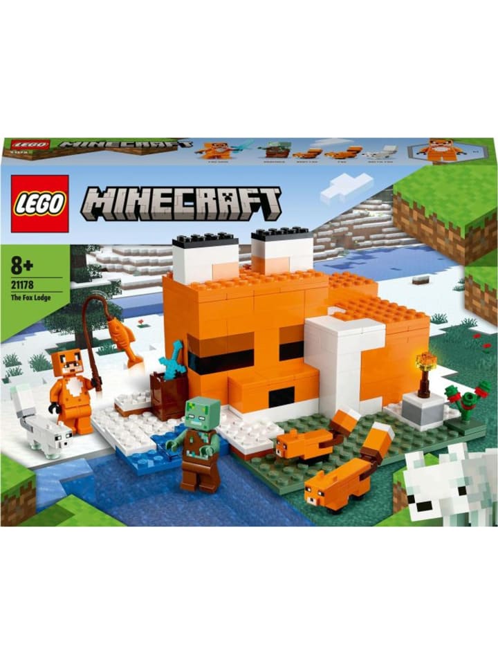 LEGO LEGO® Minecraft 21178 Die Fuchs-Lodge in Mehrfarbig ab 8 Jahre günstig kaufen onesize
