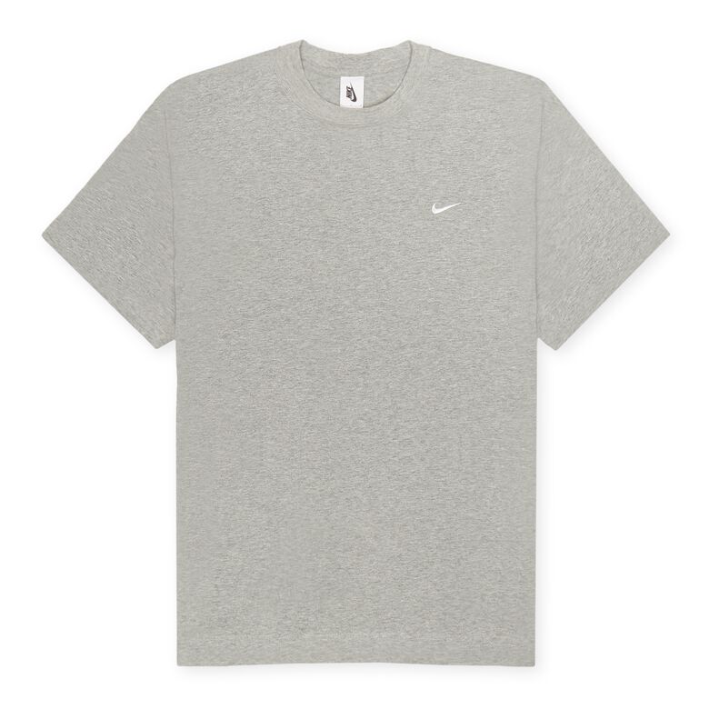 NIKE NRG Solo Swoosh Tee dk grey heather/white