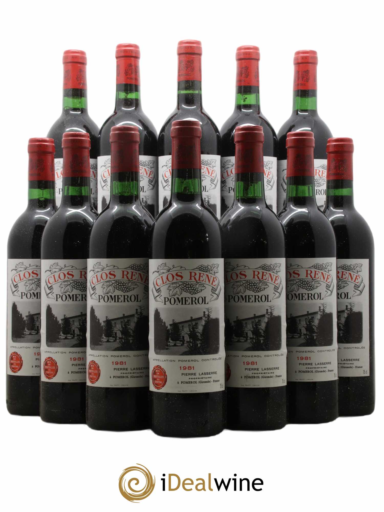 Clos René  1981 - Lot de 12 Bouteilles
