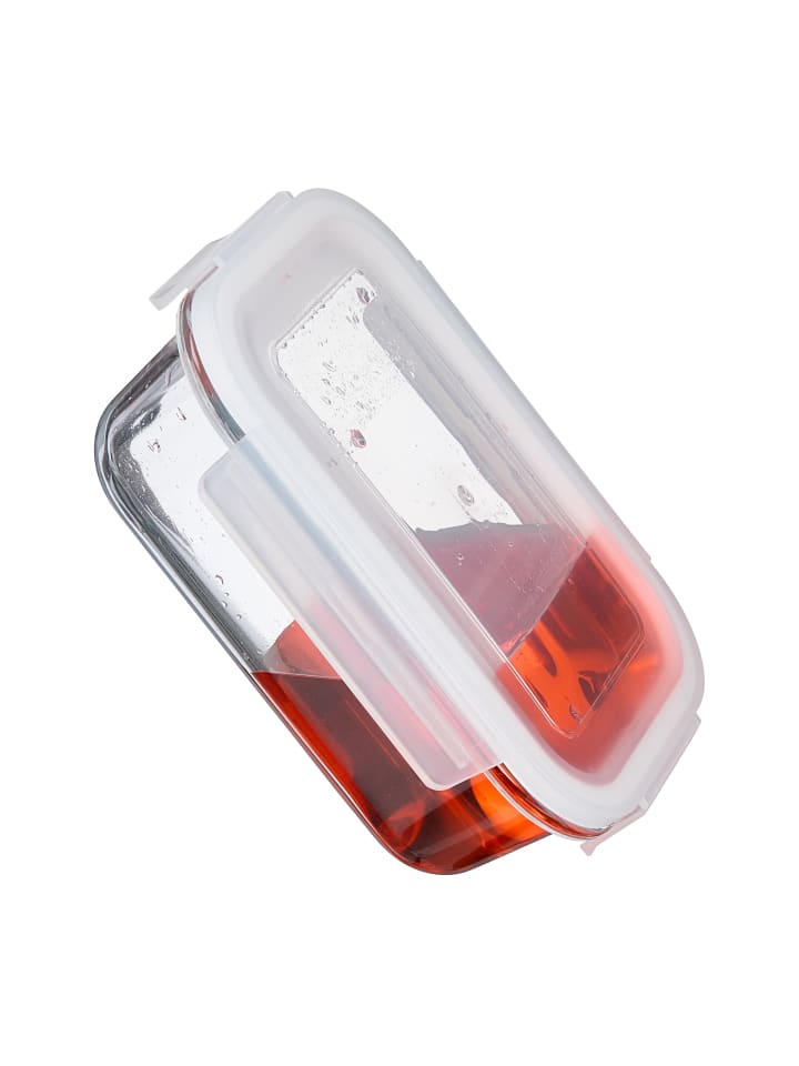 relaxdays 6x Glasbehälter mit Deckel in Transparent - 370 ml günstig kaufen onesize