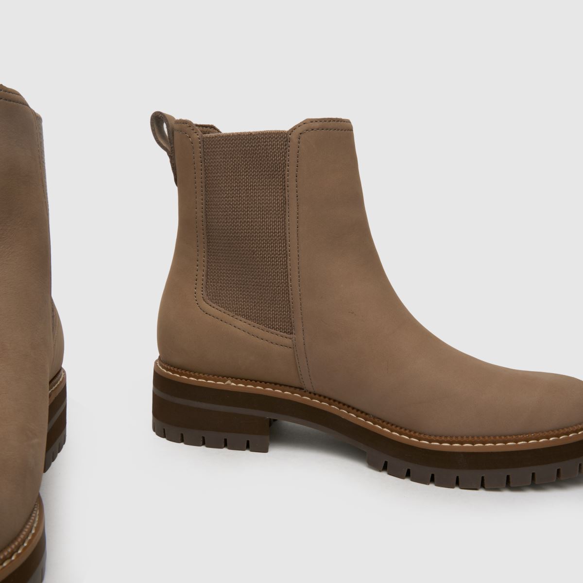 TOMS Bennet ankelboots i naturfärg
