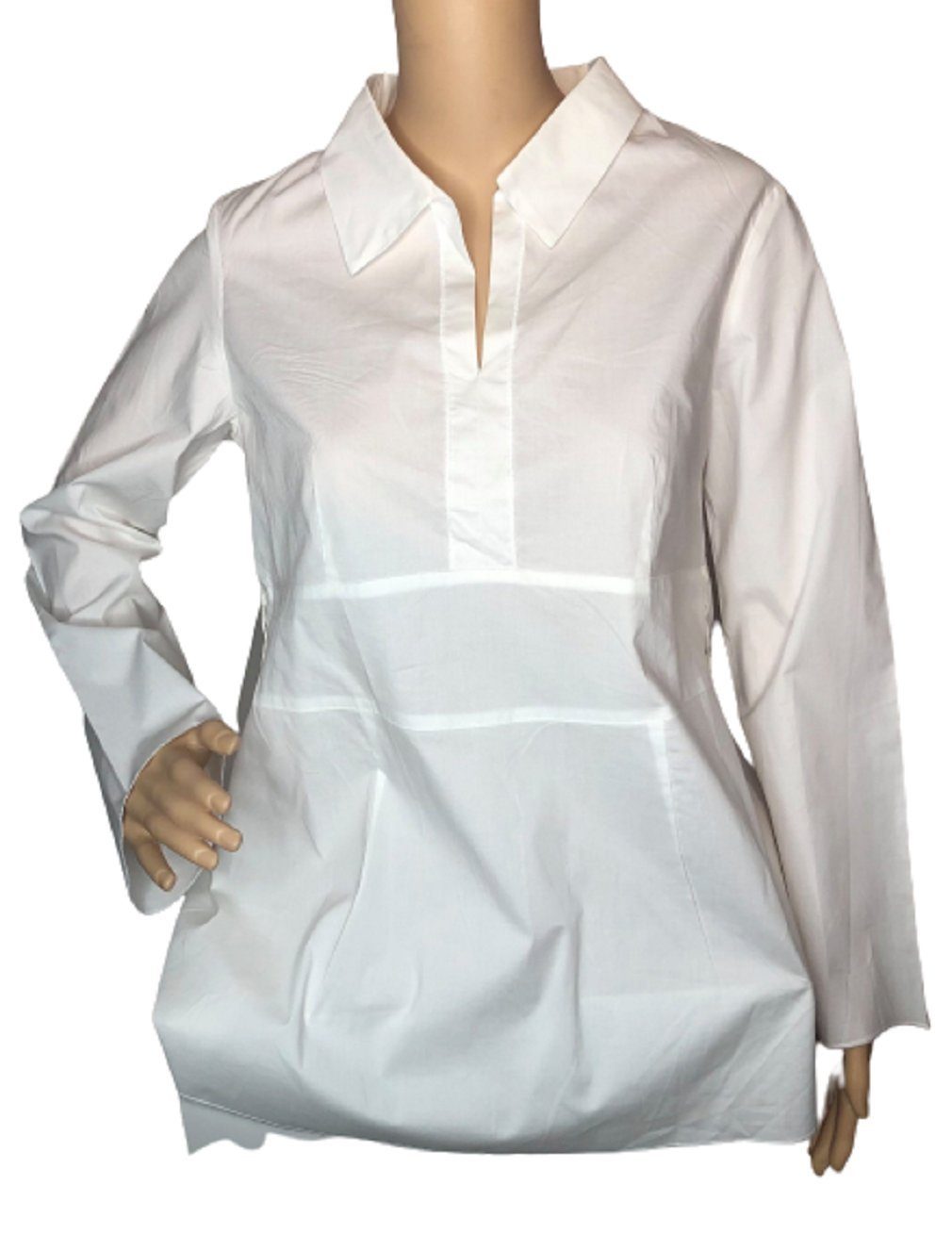 Collection Linique Umstandsbluse Umstandsbluse 22911 collection linique weiß Langarm