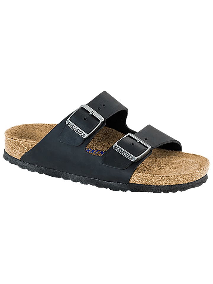 Birkenstock Leder-Pantoletten 