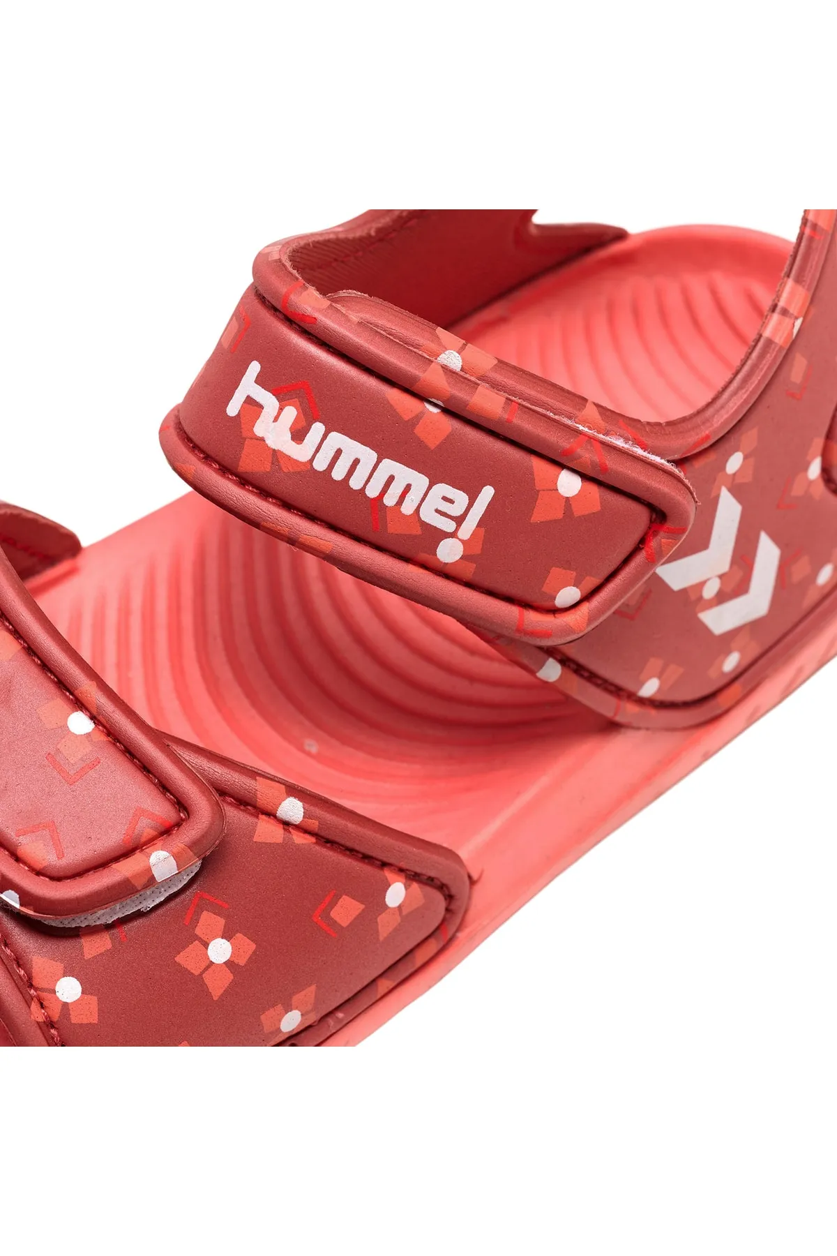 hummel  Pantolette - Rot - Flacher Absatz