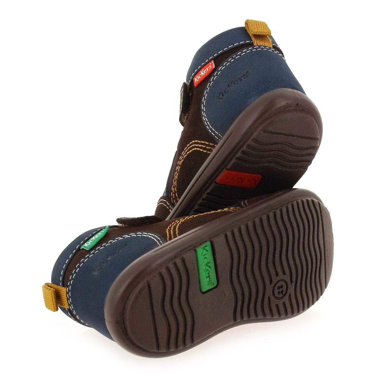 Kickers  KINOE H21 - Marron marine