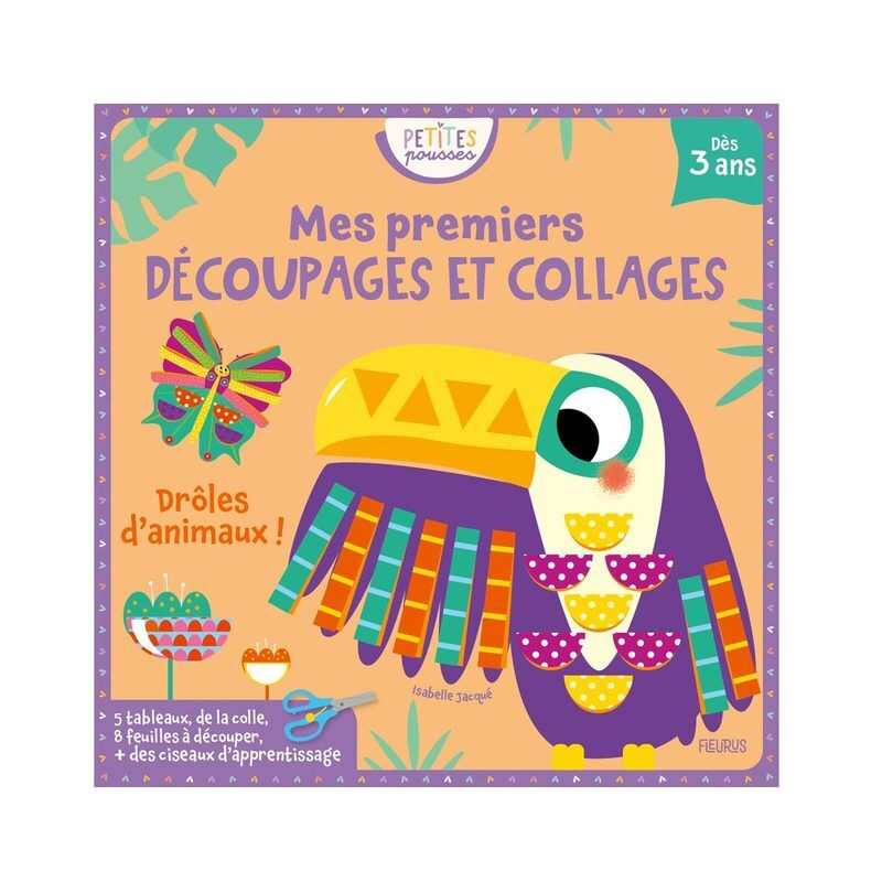 Livre Petites pousses, Mes premiers découpages et collages - Fleurus