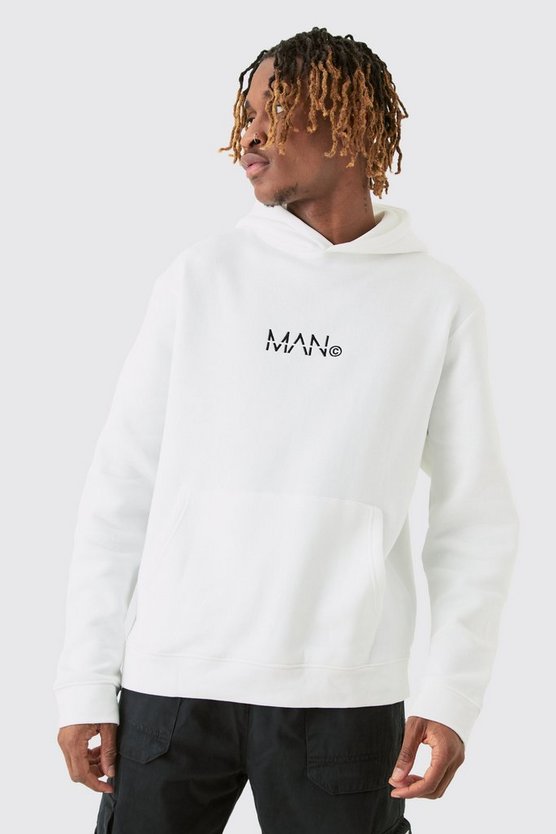 Tall Man-Dash Hoodie in Weiß