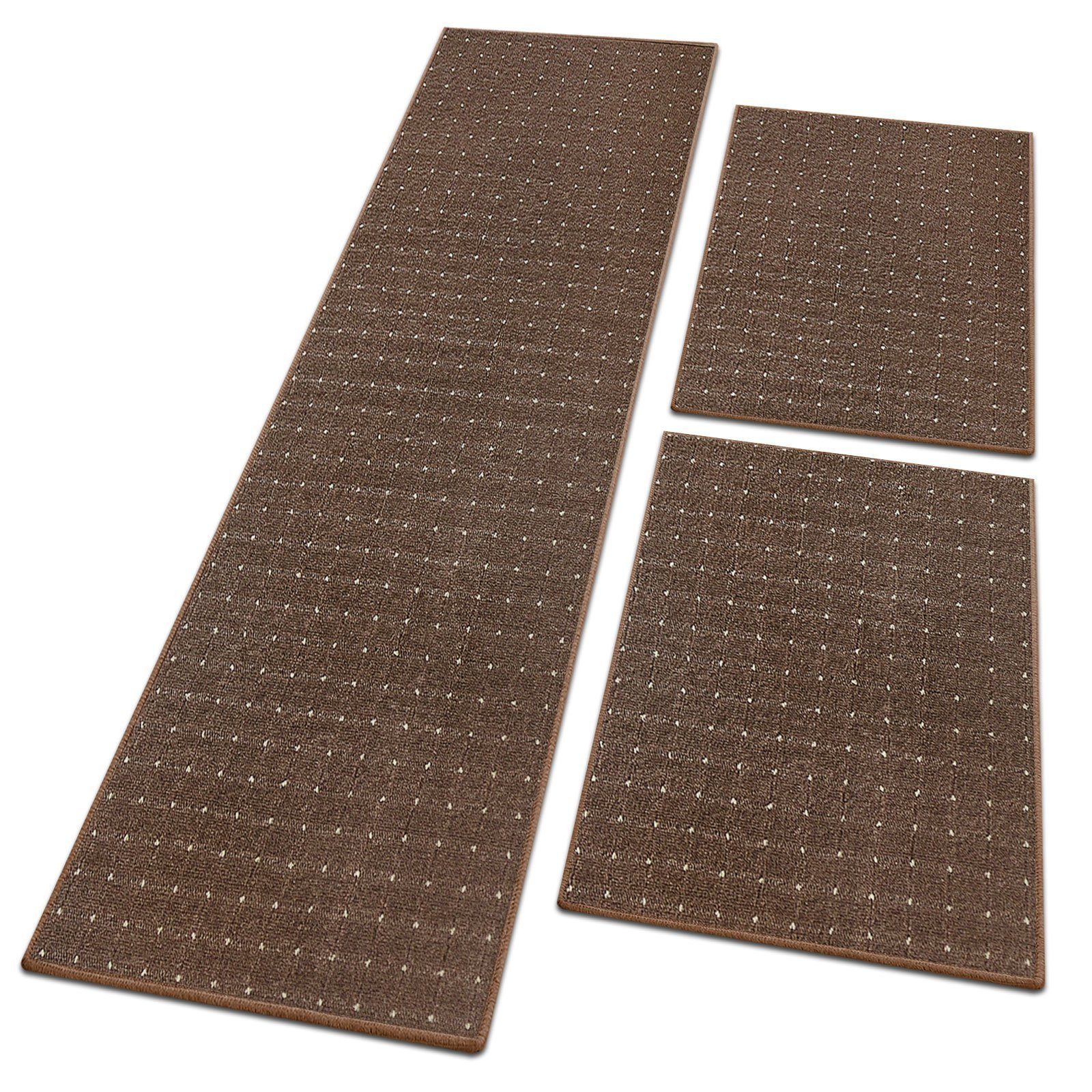 Bettumrandung Rapido, 4 Farben & 3 Größen, Bettvorleger Floordirekt, Höhe 5 mm, (3-tlg)