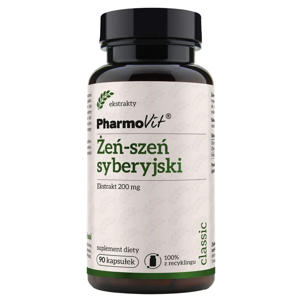 PharmoVit Classic Sibirski ginseng 200 mg kapsule