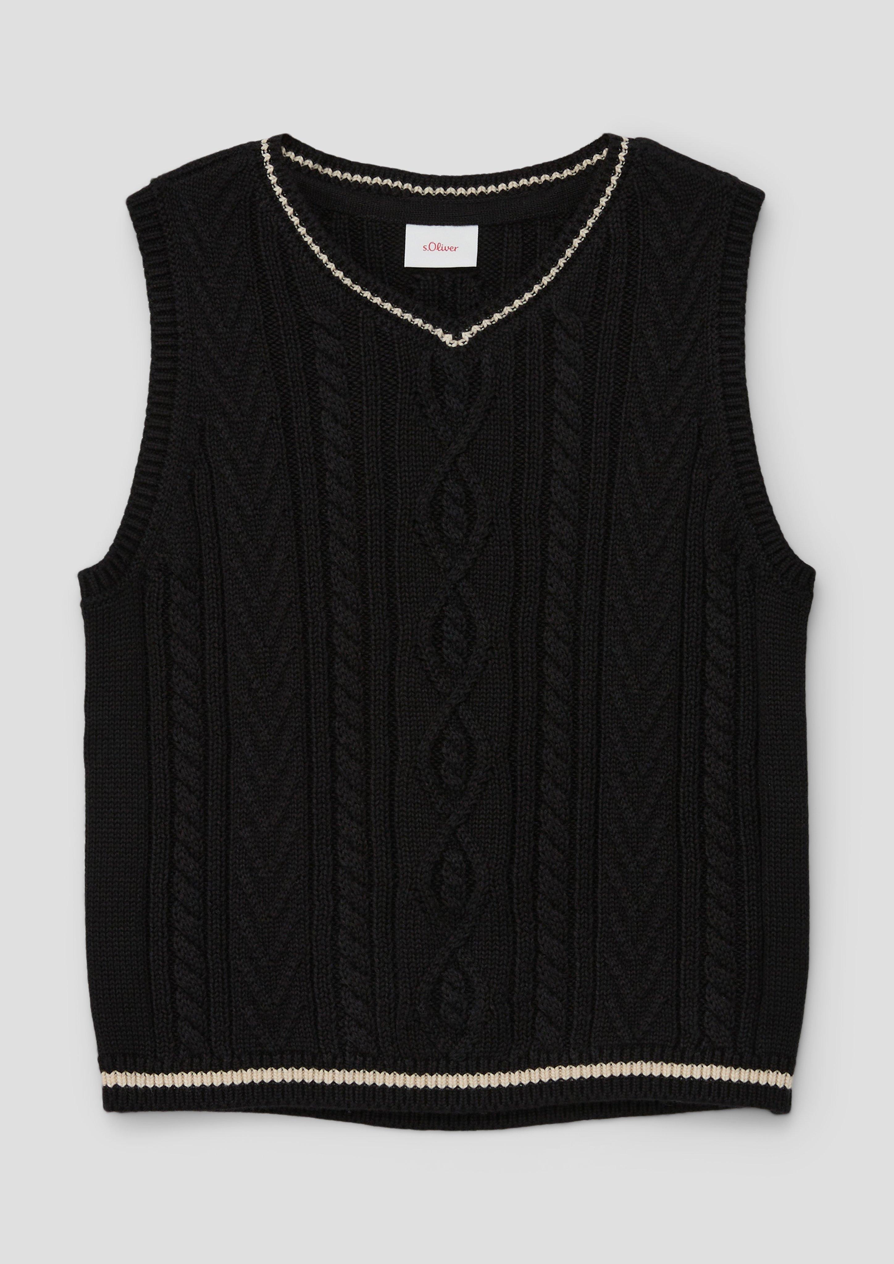 Pullunder mit Strickmuster  2137511-9999