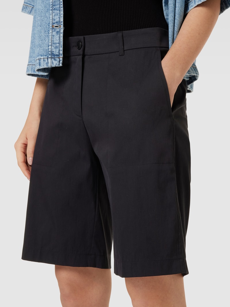 Bermudas mit Eingrifftaschen Modell 'Stella' in schwarz