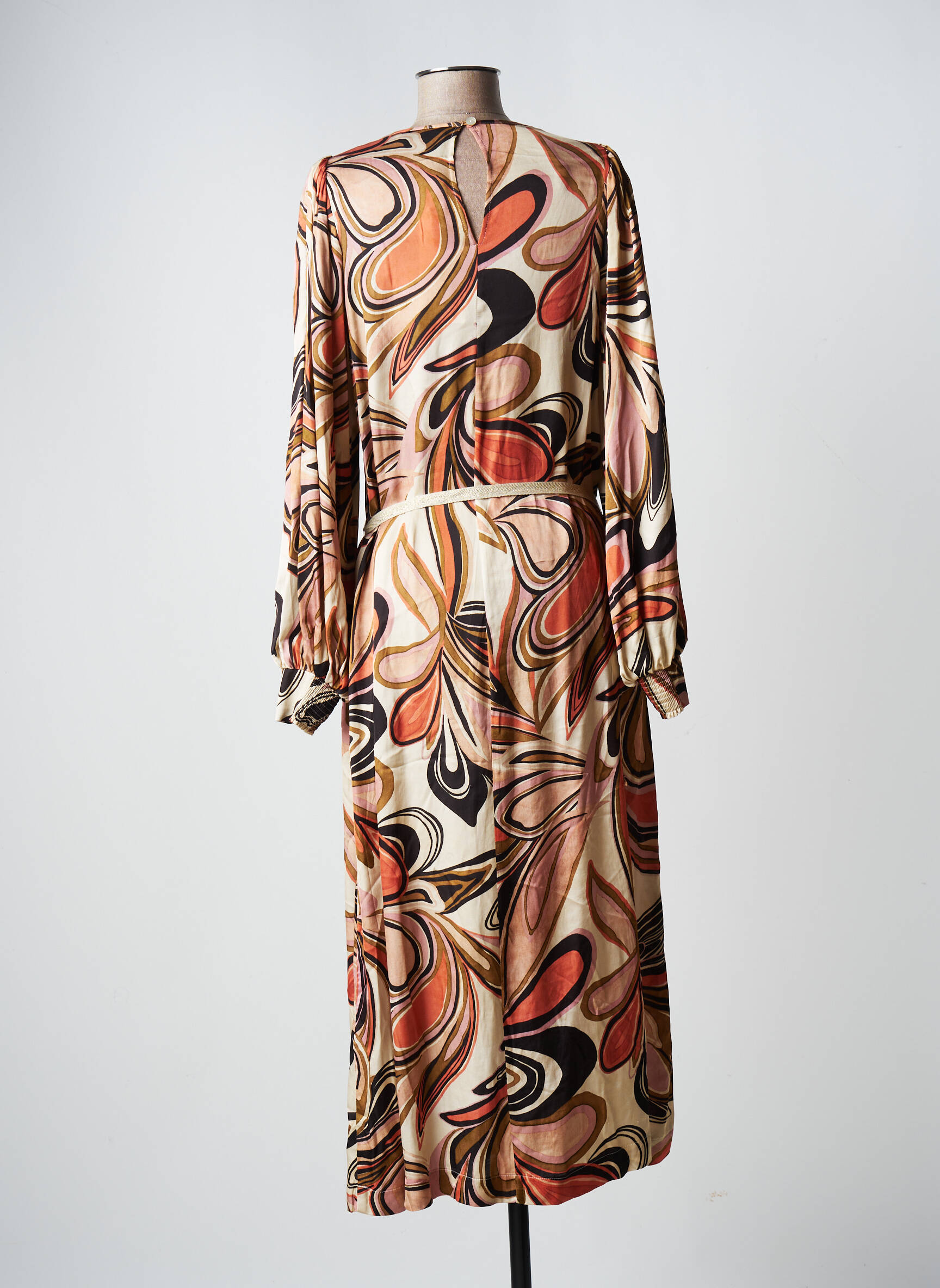 Summum Robes Mi Longues Femme couleur beige
