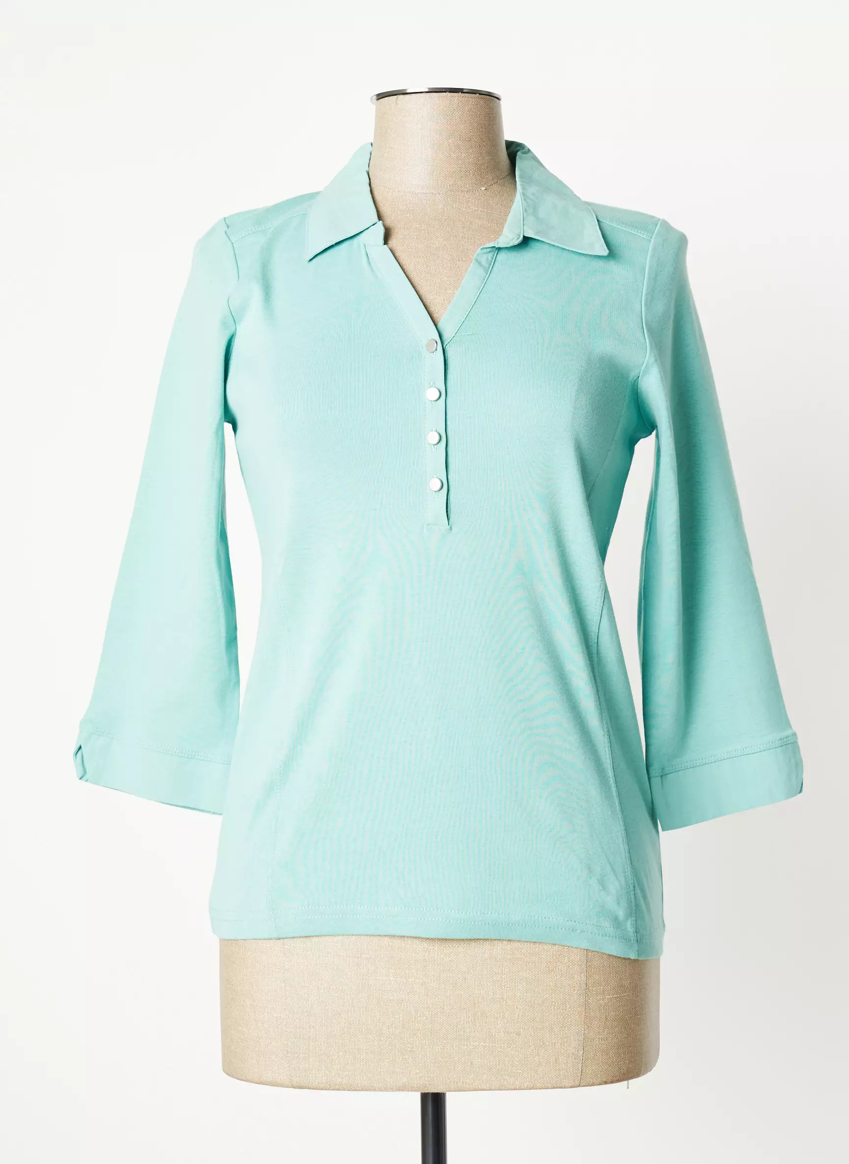 Signature Polos Femme couleur bleu