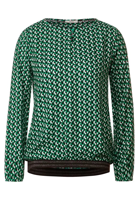 CECIL Bluse mit Minimalprint