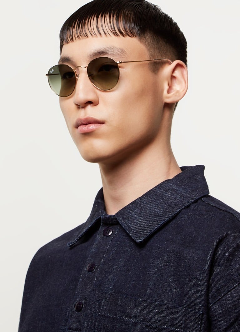 Ochelari de soare metalici rotunzi Ray-Ban RB3447