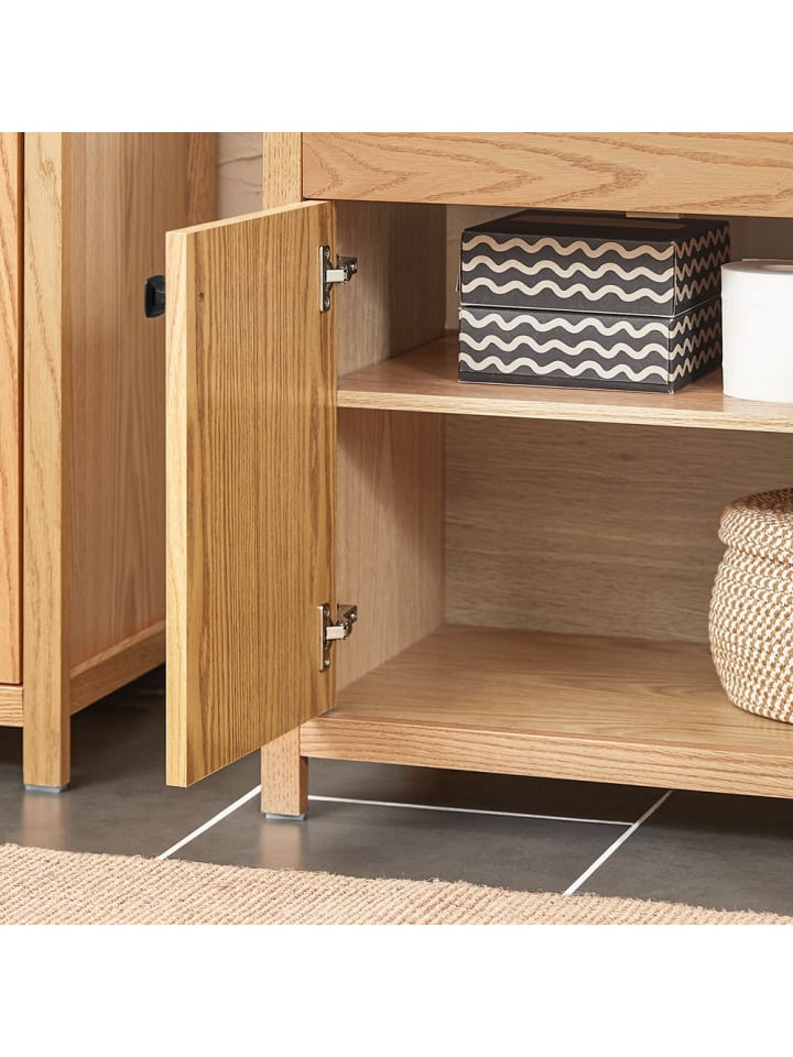 SoBuy Waschbeckenunterschrank in Natur - (B)60 x (H)60 x (T)35cm günstig kaufen onesize