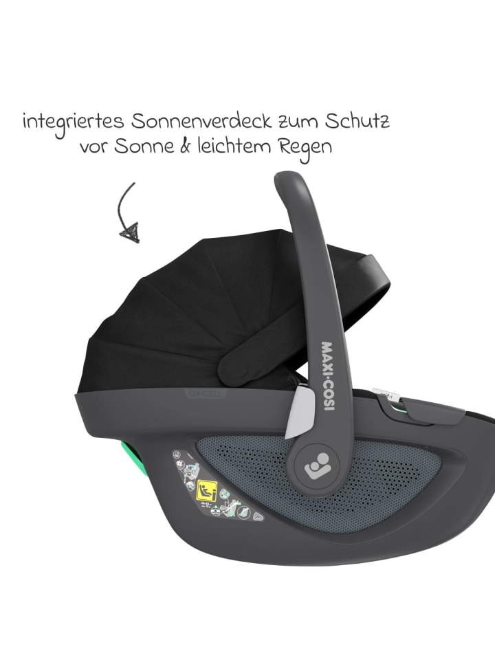Maxi-Cosi Babyschale Pebble 360 i-Size drehbar ab Geburt - 15 in schwarz günstig kaufen onesize