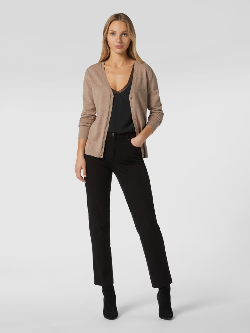Coloured Comfort Fit Jeans Modell 'Greta' in schwarz
