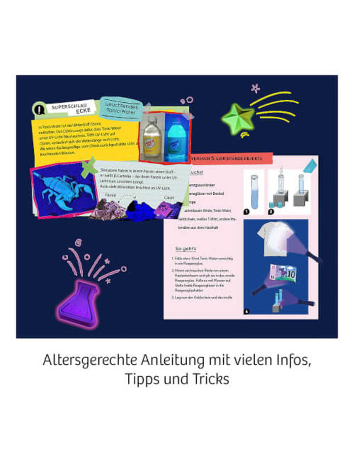 Kosmos Experimentierkasten Fun Science Neon-Leuchten günstig kaufen onesize