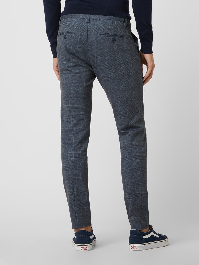 Tapered Fit Hose mit Stretch-Anteil Modell 'Mark' in marineblau