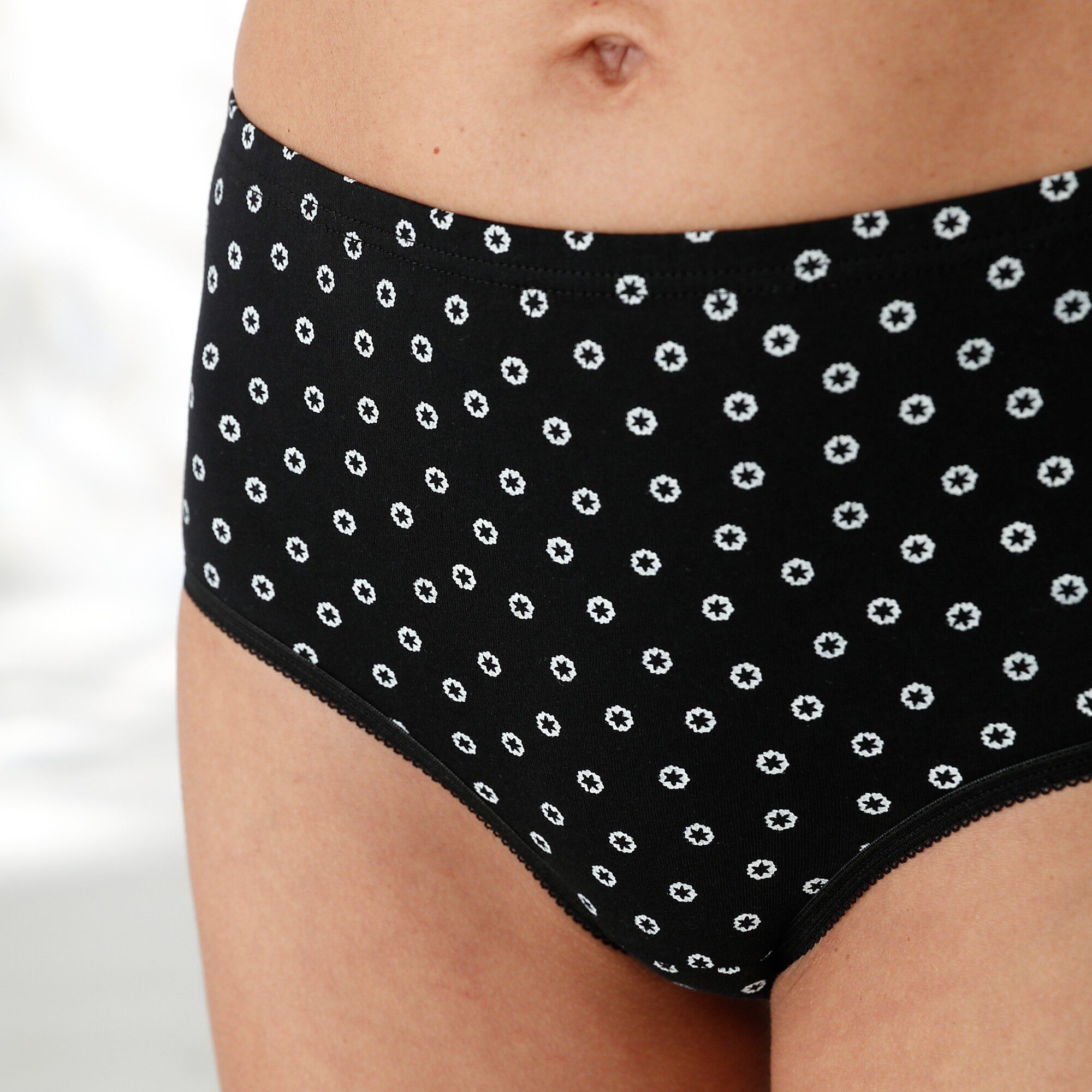 Culotte coton forme maxi imprimée pois