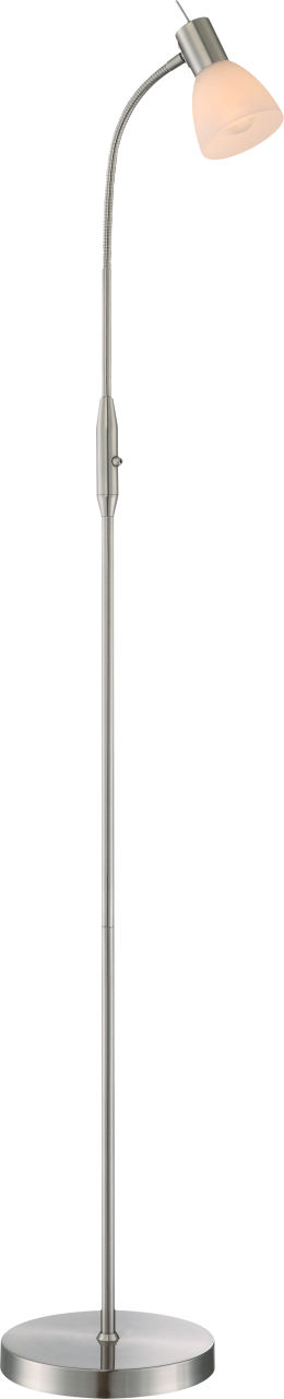 Globo Lighting - PANNA - Stehleuchte Metall Nickel matt, 1x E14