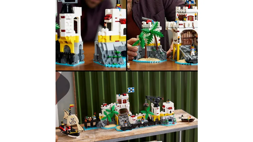 LEGO Icons 10320 Eldorado-Festung, Burg und Piratenschiff, Modellbausatz