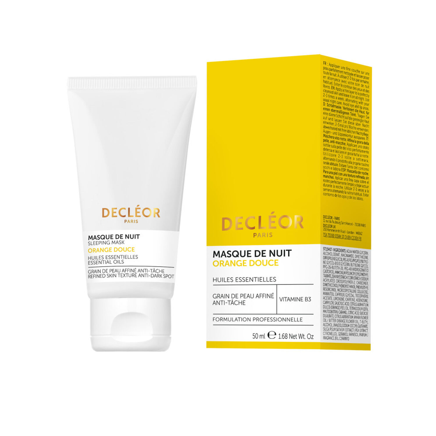 Decléor Orange Douce Masque de Nuit Anti-Tâche 50 ml