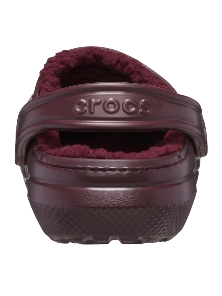 Crocs Clog 'Lined' in dunkelrot günstig kaufen