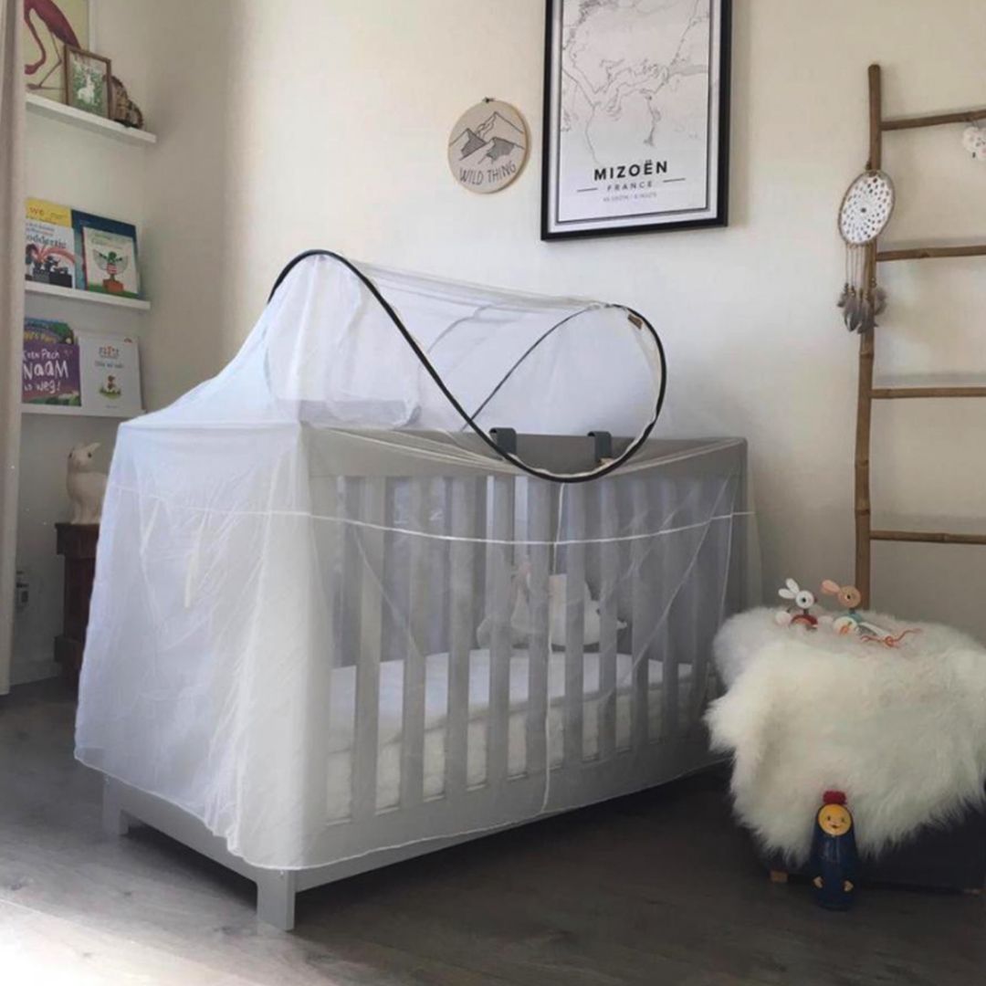 Deryan Luxus Universal Pop-Up Moskitonetz für Campingbett