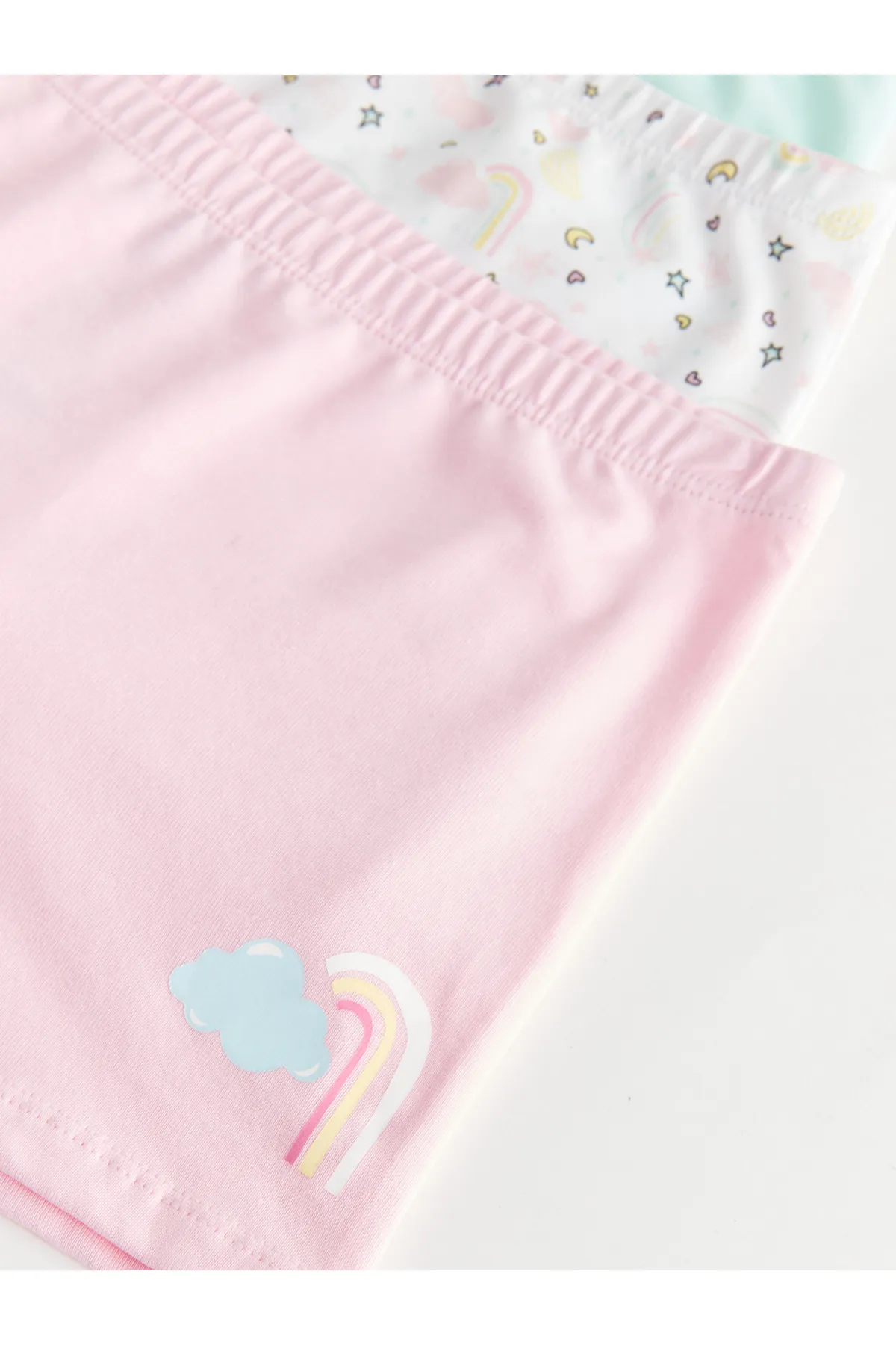LC Waikiki  Bedrucktes Baumwoll-Boxerset für Mädchen im 3er-Set
