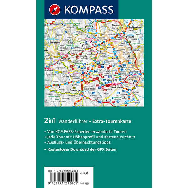 KOMPASS WANDERFÜHRER FICHTELGEBIRGE - Wanderführer