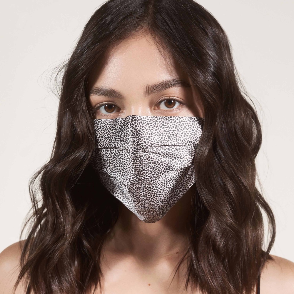 slip protection faciale pure soie slip - léopard protections faciales