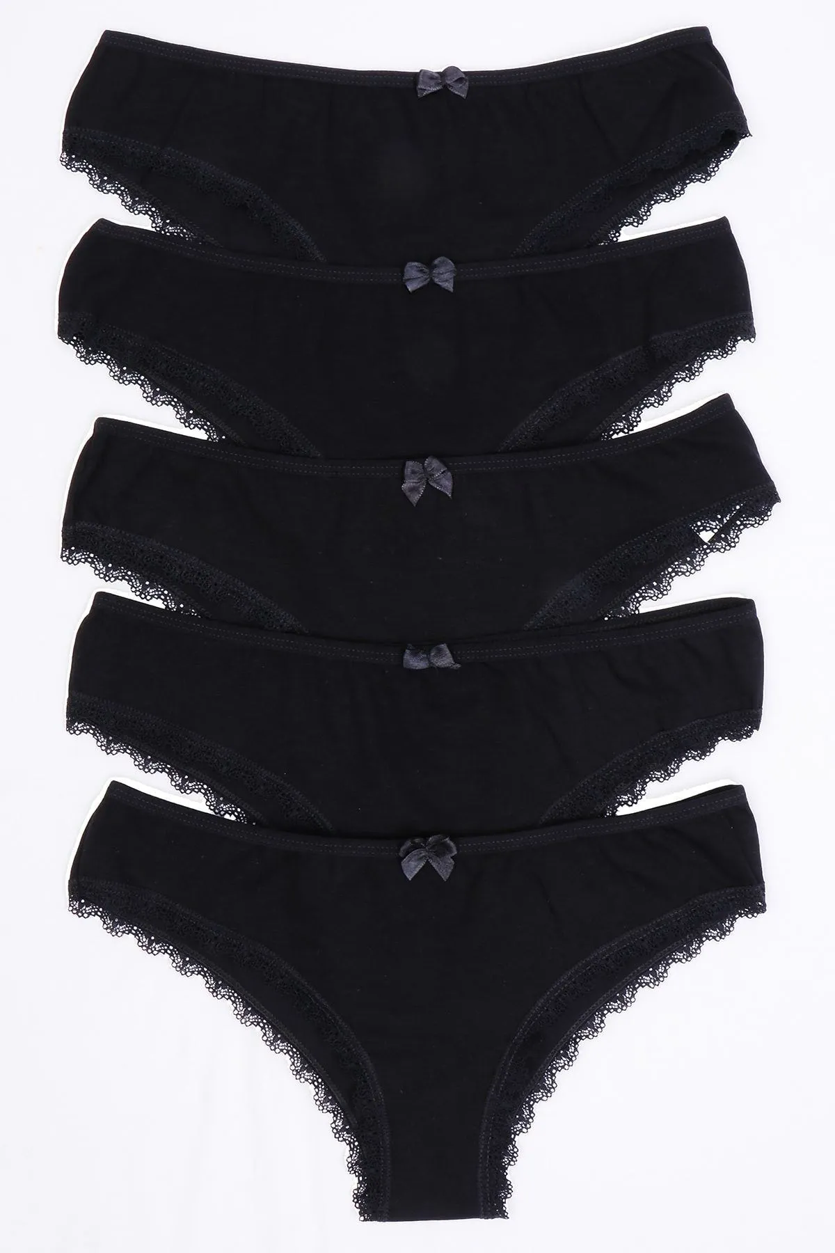 Nicoletta  Damenhöschen 5er-Pack Brazillian Schwarz