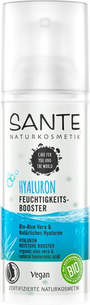 Sante HYALURON Feuchtigkeitsbooster Bio-Aloe Vera & Natürliches Hyaluron Gesichtsfluid