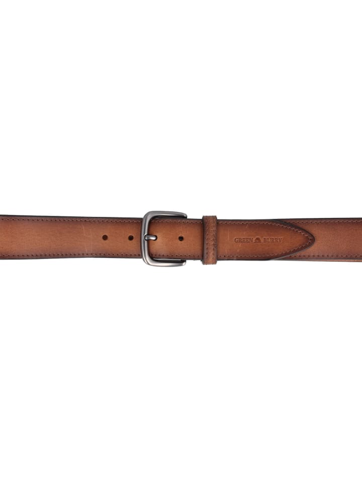 Greenburry Gürtel Leder in tan günstig kaufen 125 cm