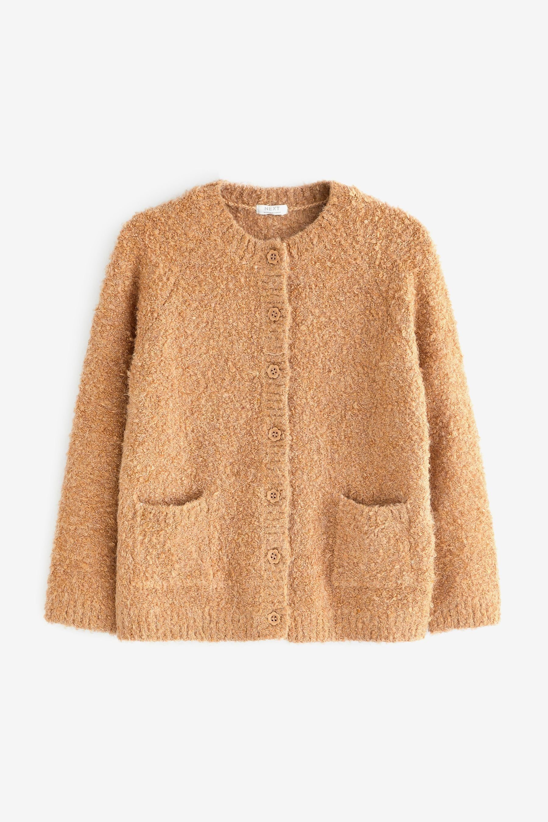 Next Strickjacke Bouclé-Strickjacke (1-tlg)