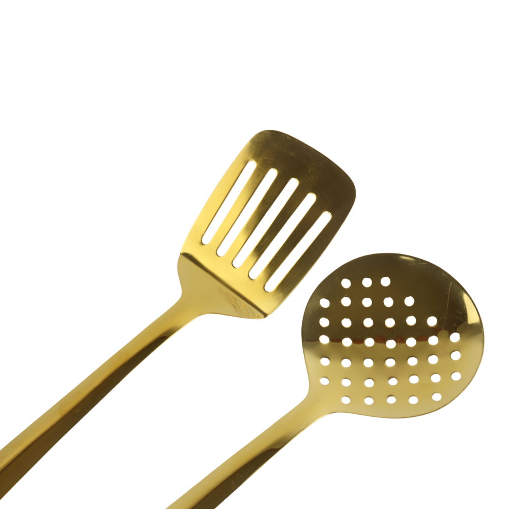 Orange85 Gold 5-teiliges Küchenutensilien Set
